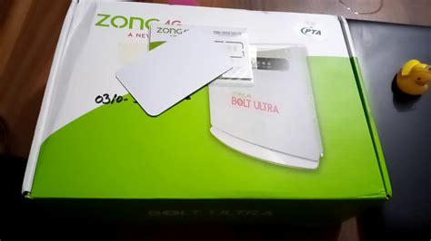 zong  bolt ultra router datavoice unboxing part  youtube