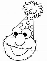 Elmo Printable Template Face Coloring Pages Cliparts Computer Designs Use sketch template