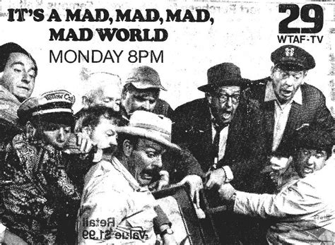 early  tv guide ad    mad mad mad mad world  wtaf