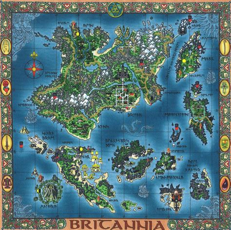 ultima ix map  britannia  codex  ultima wisdom  wiki