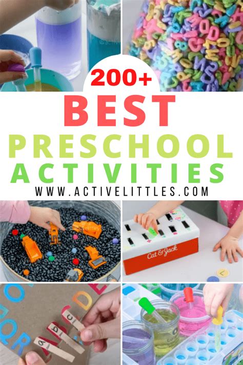 preschool activities  fun learning active littles