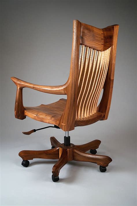 franklin swivel desk chair  richard laufer wood chair artful home
