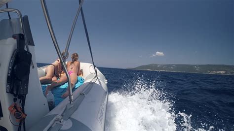 Zodiac Rib Boat Trip Snorkeling Cres Kovačine Croatia