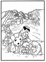 Coloring Flintstones Pages Book Color Printable Cartoon Choose Board sketch template