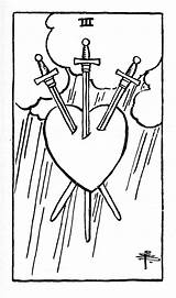 Tarot Waite Swords Ne sketch template