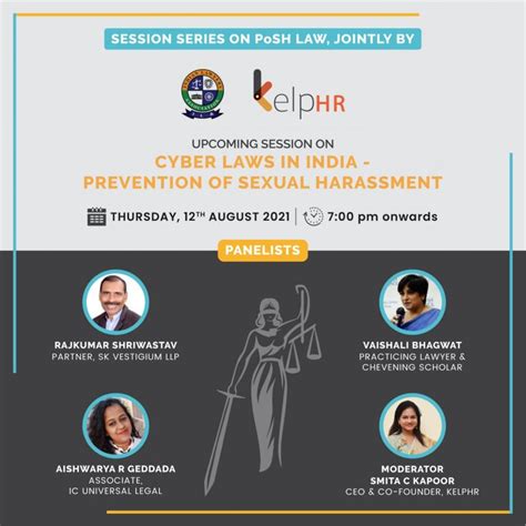 kelphr and ila session on cyber laws in india prevention of sexual