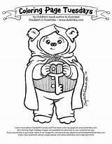 Coloring Thank Pages Please Tuesday Ewok Dulemba Hobbit Drawing Getcolorings Tuesda Getdrawings Cartoon sketch template