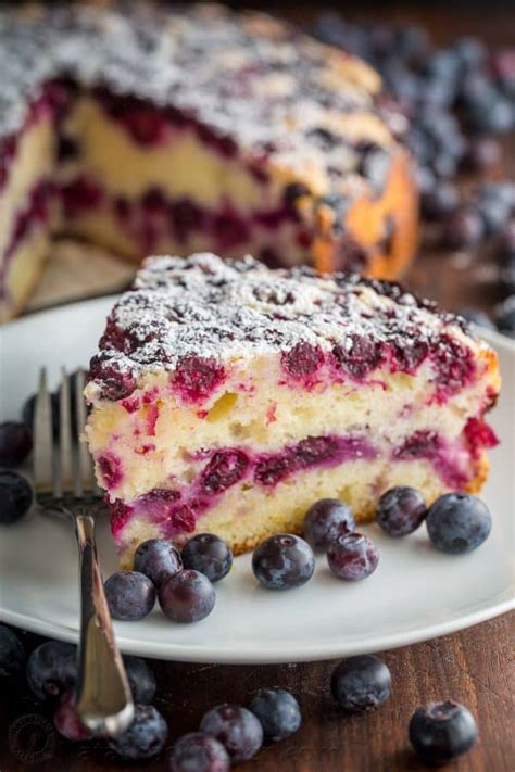 easy blueberry cake