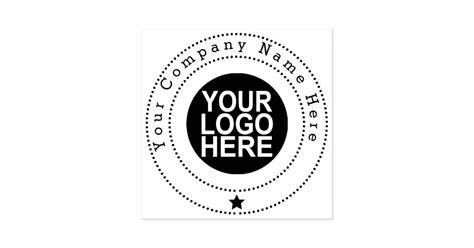 create   company    logo rubber stamp zazzle