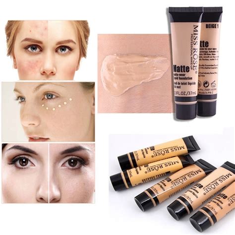 face makeup foundation cream natural moisturizer waterproof liquid base