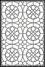 Coloring Stained Glass Pages Patterns Geometric Pattern Adults Adult Printable Mandala Sheets Book Mosaic Bestcoloringpagesforkids Para Mandalas Colorear Mosaicos Kids sketch template