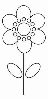 Blume Ausdrucken Malen Malvorlage Ausmalbild Malvorlagen Punkten Schablonen Vorlagen Schablone Ausschneiden Blumenwiese Druckfertig sketch template