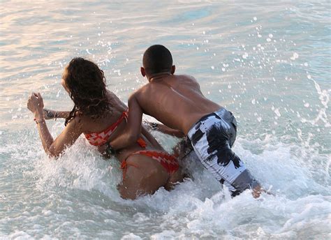 Rihanna Bikini Candids On Beach In Barbados – Hawtcelebs