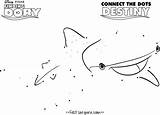 Dory Finding Dot Coloring Printable Destiny Connect Print Pages Kids sketch template