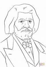 Frederick Douglass Coloring Printable Pages Color History Supercoloring Kids Print Crafts Printables Malcolm Month African American Online Famous Categories People sketch template