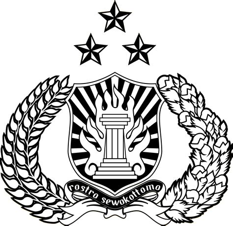 lambang polri polisi republik indonesia logo polisi gambar burung polisi