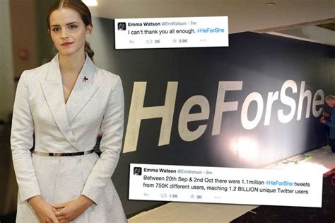 emma watson thanks everyone for heforshe support as