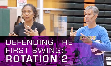 defending the first swing rotation 2 the art of coaching volleyball