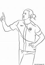 Coloring Pages Soccer Zlatan Ibrahimovic Printable Color Players Colorear Print Para Bale Colorir Gareth Colouring Ibrahimović Google Da Wallpapers Leit sketch template