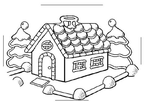 house christmas tree coloring clip art library