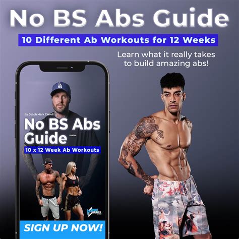 bs abs guide    week ab workouts coach mark carroll