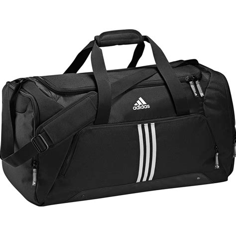 wiggle adidas  stripes essentials team bag medium travel bags