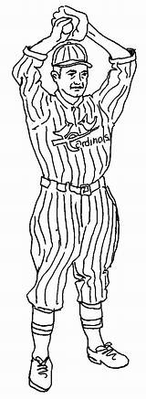 Cleveland Grover Alexander Coloring Baseball 1950 1887 Kids Pitchers sketch template