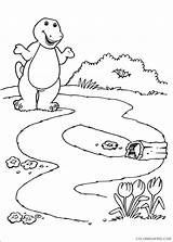Coloring4free Barney Coloring Friends Printable Pages sketch template
