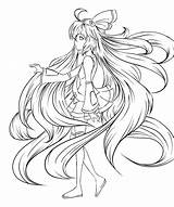 Vocaloid Coloring Pages Getcolorings sketch template