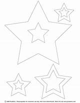 Printable Outline Star Popular Coloring sketch template