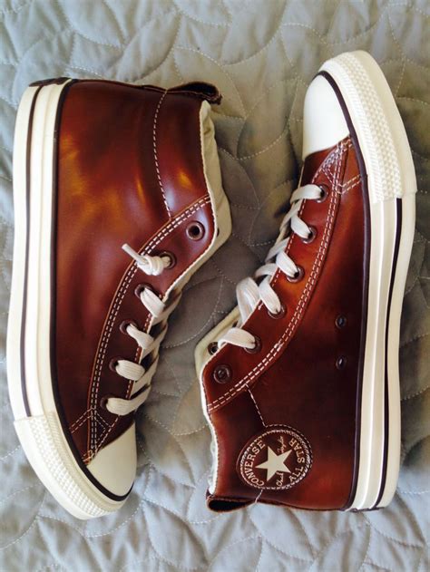 Brown Leather Chuck Taylor Converse All Star S Leather Chuck Taylors