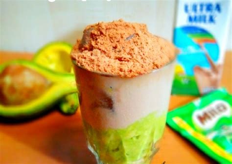 Resep Alpukat Kocok Coklat Milo Oleh Nyanyah Cookpad