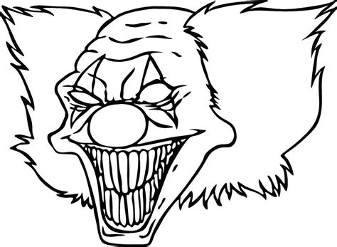 scary coloring page images