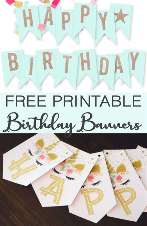 printable party decorations  printable templates