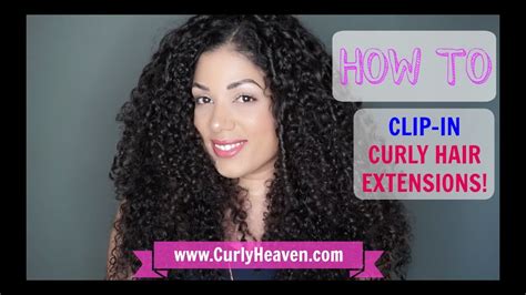 install clip  hair extensions curly hair curly heaven