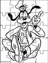 Puzzles Coloring Printable Kids Jigsaw Pages Disney Cut sketch template