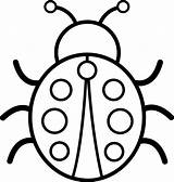 Outline Bug Printable Cliparts Clipart sketch template