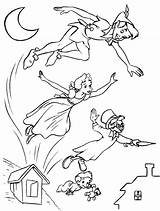Peter Pan Coloring Pages Printable Kids sketch template