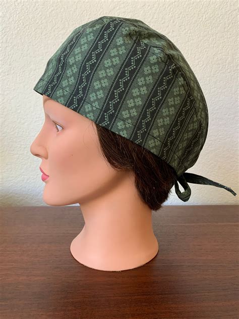 unisex  mens scrub hat green  black usa  scrub etsy