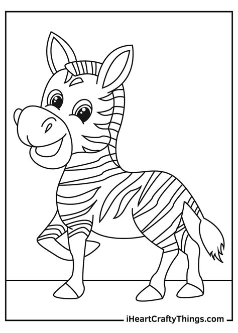zebra print coloring pages printable