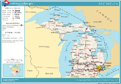 michigan state facts travel information usa travel guides state