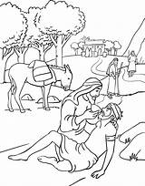 Bible Samaritan sketch template