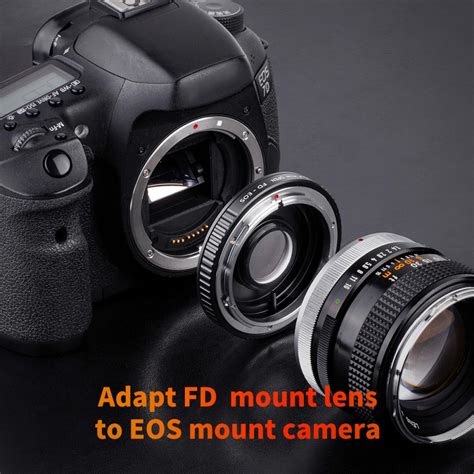 kandf concept m13131 canon fd lenses to canon eos ef lens mount adapter