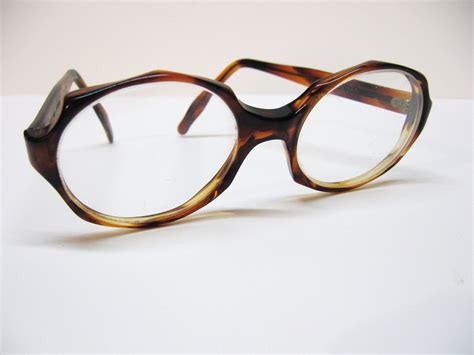 vintage horn rim glasses tortoise shell eyeglasses circa