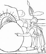 Coloring Easter Stone Pages Away Kidprintables Return Main Roll sketch template