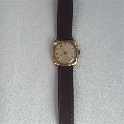 vintage 1940 s 9ct gold swiss gents watch 15 jewel watches hemswell antique centres