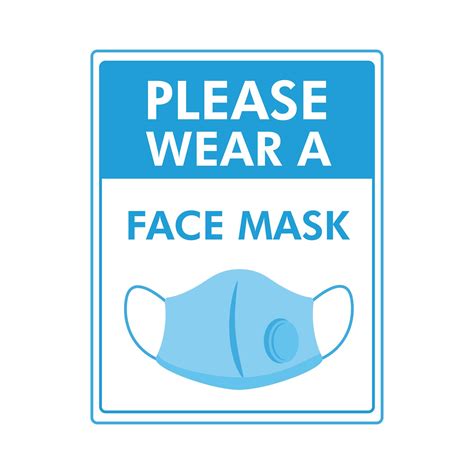 wear  mask required label stamp  face mask  vector