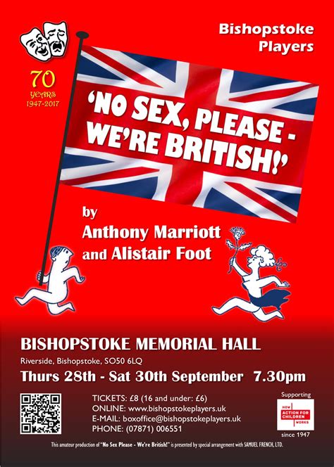 “no Sex Please We’re British ” Bishopstoke Players