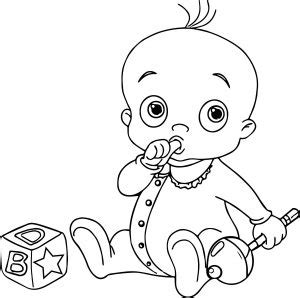 boy baby coloring page wecoloringpagecom