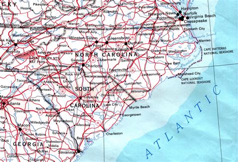 north carolina maps perry castaneda map collection ut library